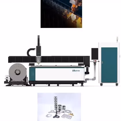 Découpeuse de laser de fibre de commande numérique par ordinateur de 1kw 1.5kw de vente directe d'usine de la Chine