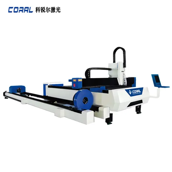 Découpe laser à fibre pour tôles et tuyaux Acier inoxydable Aluminium Cuivre Tôle CNC Plaque ou tube Tuyau Équipement de découpe laser à fibre